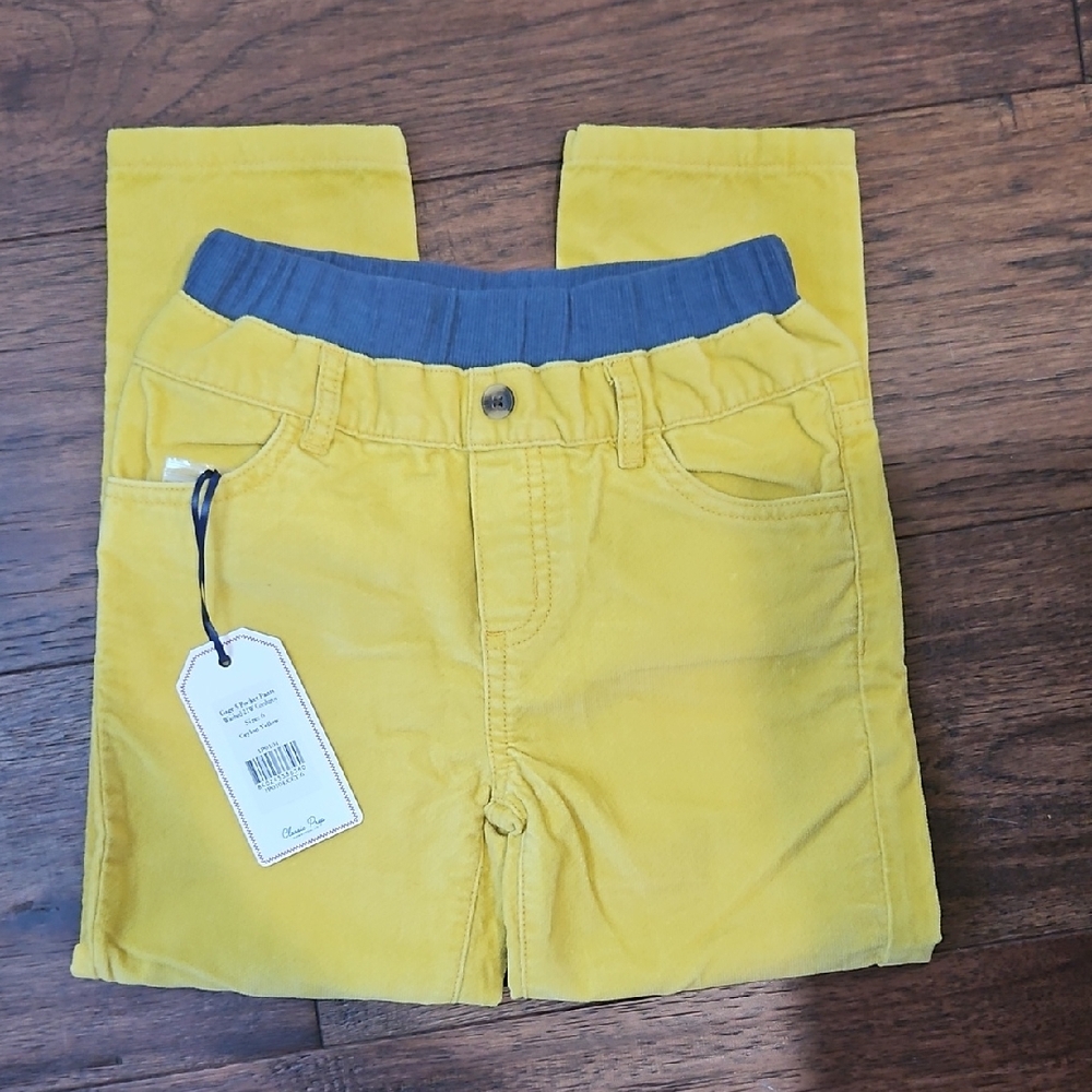 Classic Prep Yellow Corduroy Pants